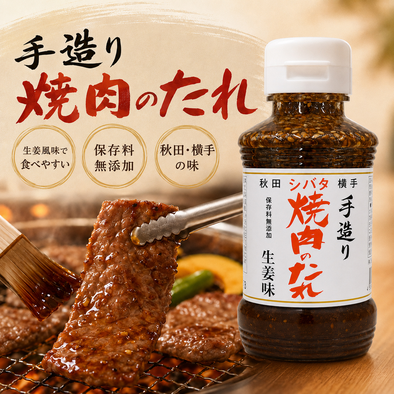 生姜香る焼肉のたれ 焼肉 BBQ