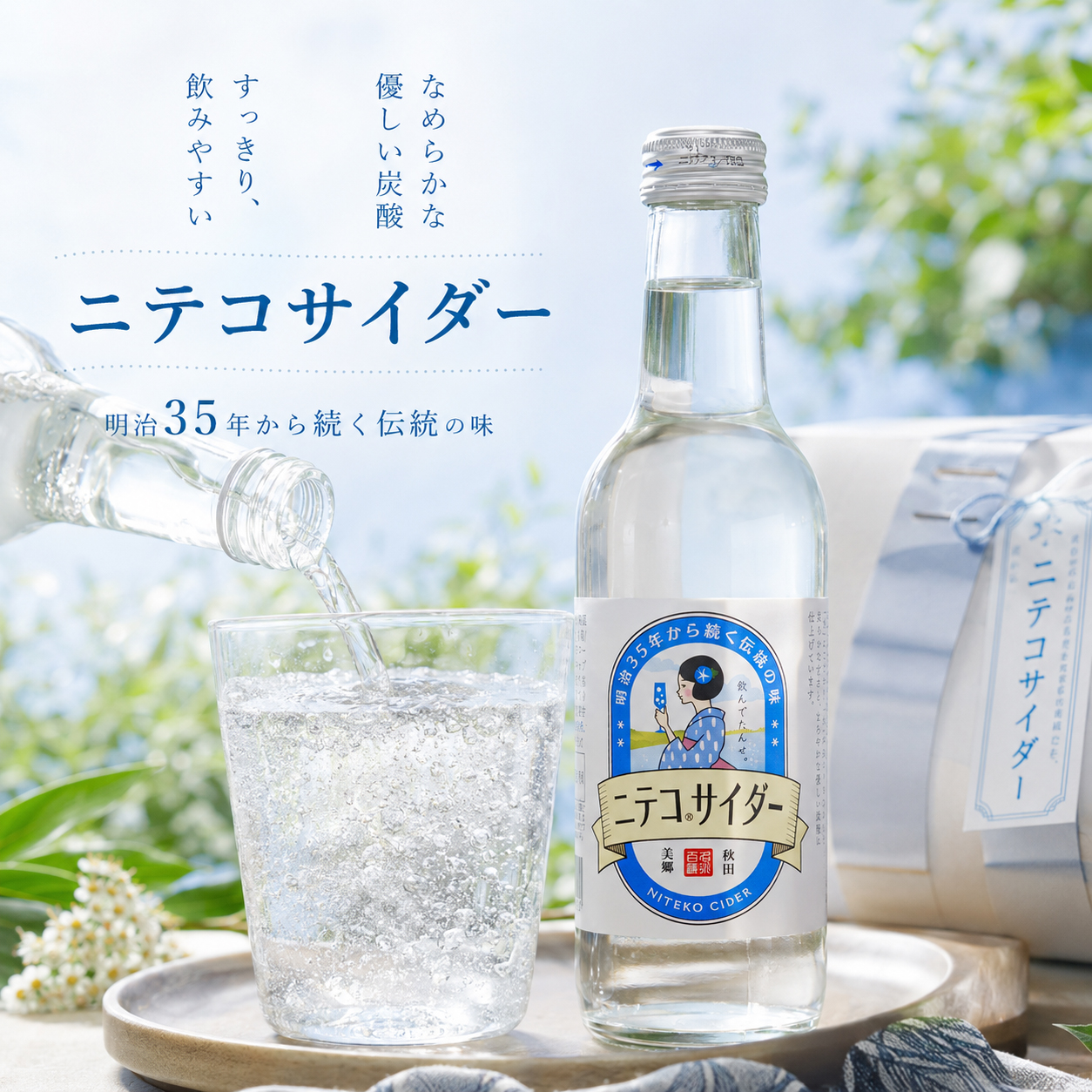明治35年から続く伝統の味 ニテコサイダー
