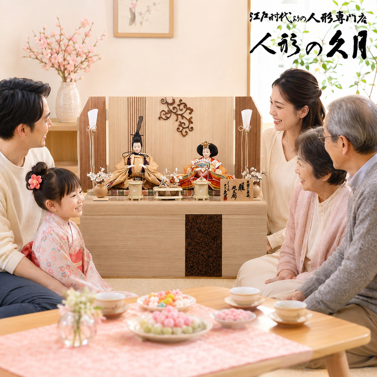 祖父母と祝うひな祭り