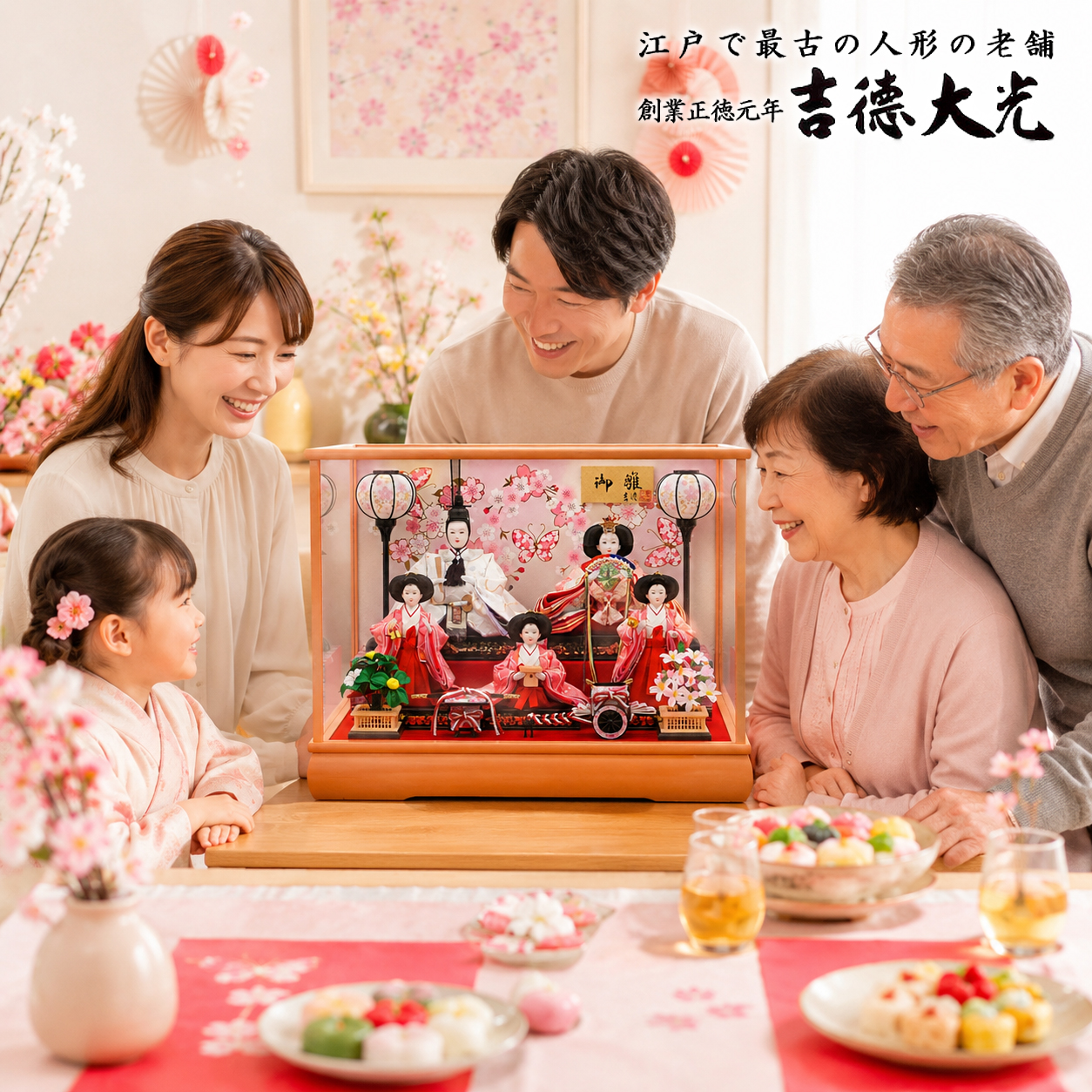 雛人形 お部屋 飾りイメージ