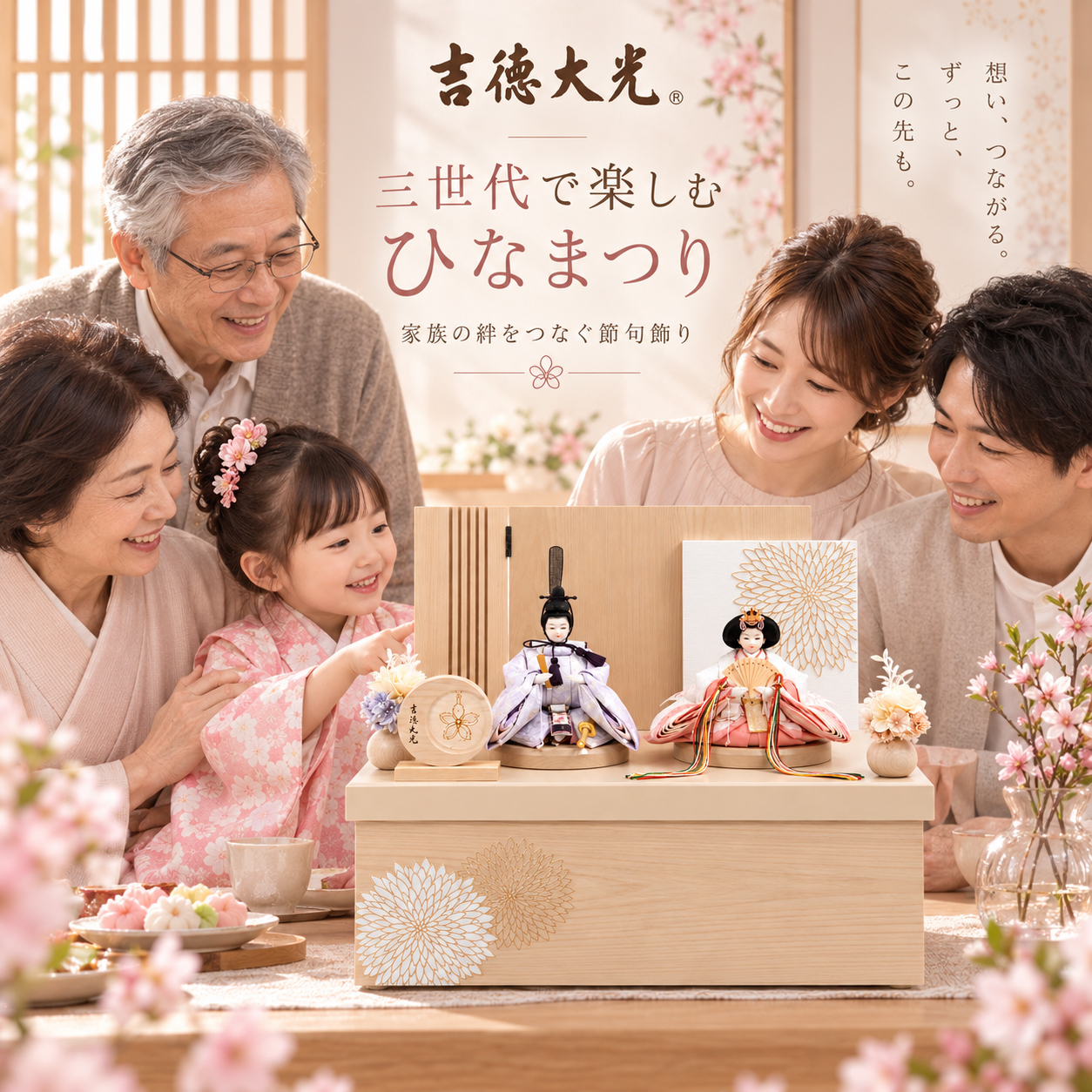 三世代 ひな祭り