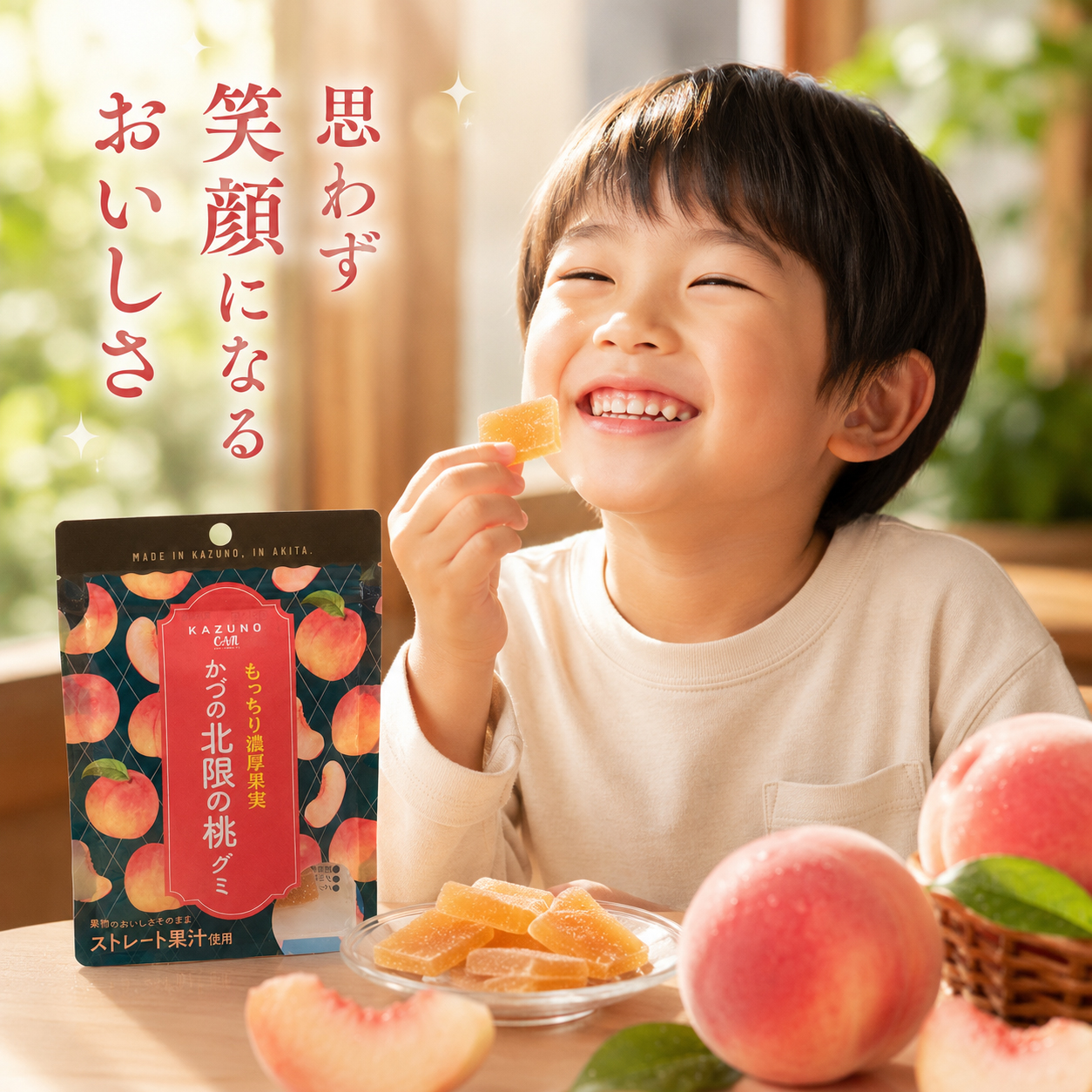 かづの北限の桃グミ プチギフト