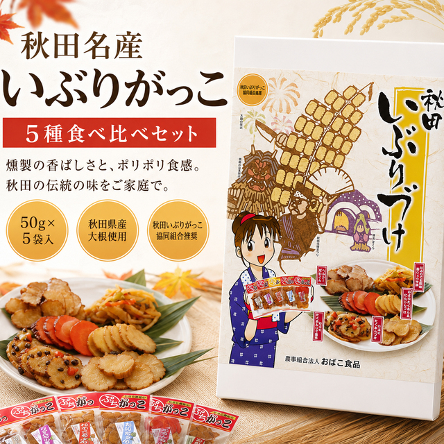 いぶりがっこセット