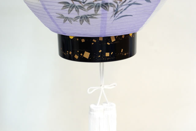 盆提灯 吊提灯 別選 蒔絵 絵入 (810-1230)