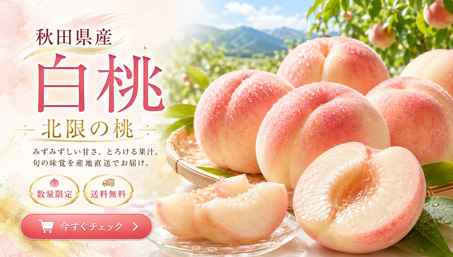 北限の桃
