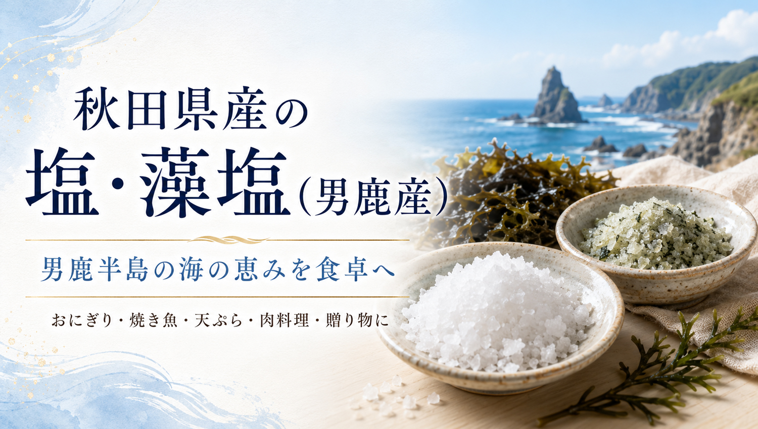 男鹿の塩