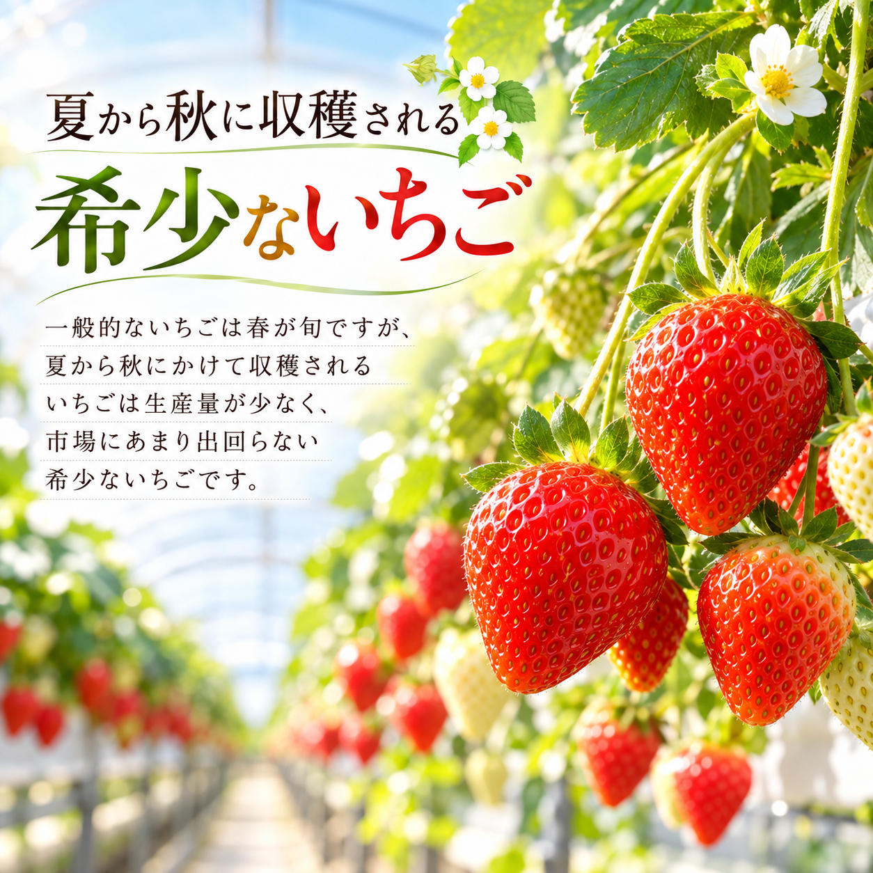 夏秋いちごの季節